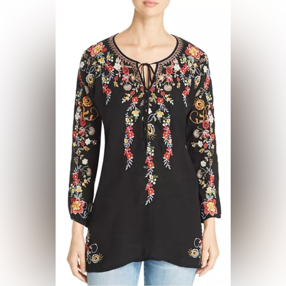 Johnny Was Autumn Bloom Tunic. Size Medium.